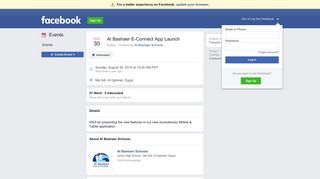 Al Bashaer E-Connect App Launch - Facebook