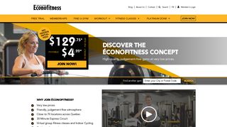 Éconofitness | High-Quality Gyms at Very Low Prices