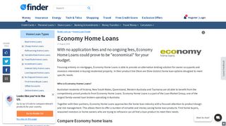 Economy Home Loans comparison | finder.com.au