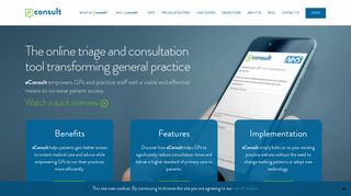 eConsult – Online triage and consultation tool for NHS GPs