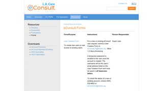 eConsult Forms | eConsult