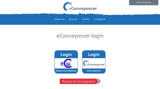 eConveyancer | eConveyancer login