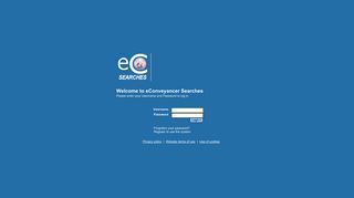 eConveyancer Searches - Login