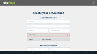 Secure Online Payments | Open an ecoPayz Account
