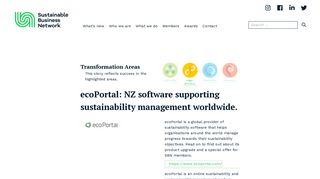 ecoPortal: NZ software supporting sustainability management ...