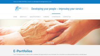 E-Portfolios | Care Training Solutions