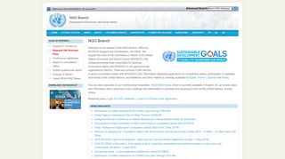Welcome to csonet.org | Website of the UN DESA NGO Branch. At ...