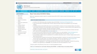 ECOSOC consultative status - Welcome to csonet.org | Website of the ...