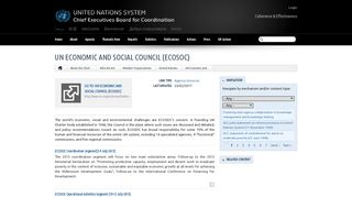 UN Economic and Social Council (ECOSOC) | United Nations System ...