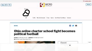Ohio online charter school fight becomes political football - WCPO.com