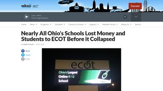Nearly All Ohio's Schools Lost Money and Students to ECOT Before it ...