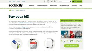 Energy Bill Payments - Ecotricity