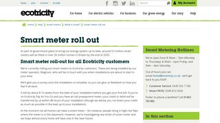 Smart Meter Roll Out - Ecotricity