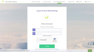 Login - Eco Web Hosting