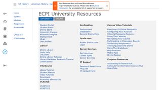 ECPI Resources - Login