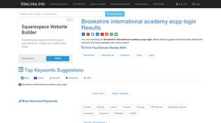Brookshire international academy ecpp login Results For Websites ...
