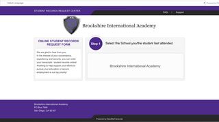 Brookshire International Academy | NeedMyTranscript
