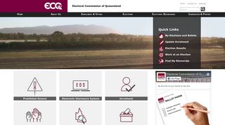 Electoral Commission Queensland: Home