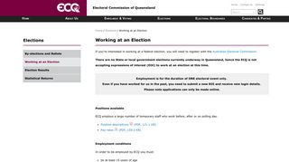 Working at an Election - Electoral Commission Queensland