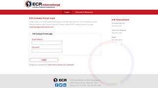 ECR Customer Portal | ECR International