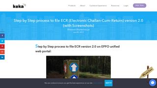 Step by Step process to file ECR (Electronic Challan–Cum–Return ...