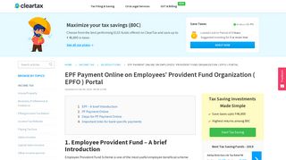EPF Payment Online - How to Pay PF / Provident Fund on EPFO Portal?