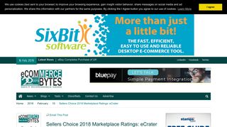 Sellers Choice 2018 Marketplace Ratings: eCrater - EcommerceBytes