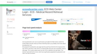 Access ecswebcenter.com. ECS Web Center Login - ECS - Medical ...