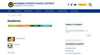 Students - Escambia County School District - School Loop
