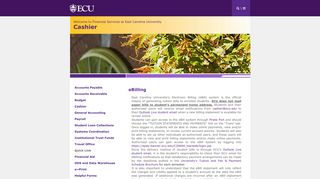 eBilling - East Carolina University