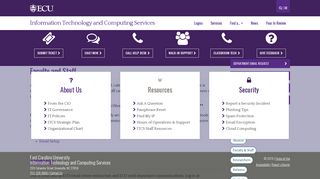 ECU Email | Information Technology and Computing Services | ECU