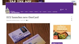 ECU launches new OneCard | News | theeastcarolinian.com