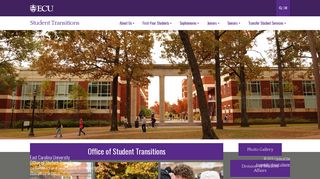 Student Transitions | ECU: Home
