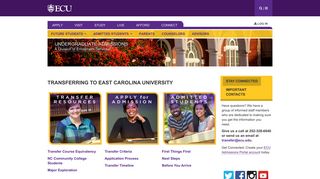 Admitted Transfer Students ¦ Undergraduate Admissions
