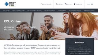 Eastman Credit Union - Access your account easily with ECU Online