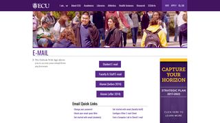 E-mail | East Carolina University