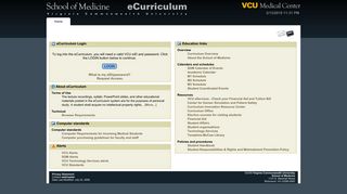 Legacy version - VCU School of Medicine eCurriculum - Virginia ...