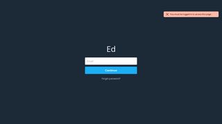 Dashboard - Ed — Digital Learning Platform