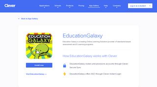 EducationGalaxy - Clever application gallery | Clever