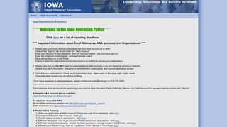 Iowa Education Portal - Iowa.gov