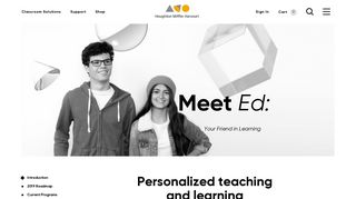 Meet Ed: Your Friend in Learning from Houghton Mifflin Harcourt