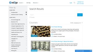 Search Courses - Ed2Go