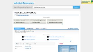 eda.salmat.com.au at WI. Salmat - External Distributor Access