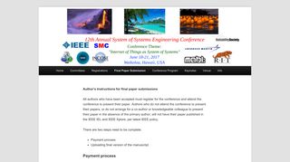 Final Paper Submission | IEEE SoSE 2017 Conference