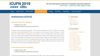 Submission (EDAS) – ICUFN 2019