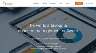 e-days: Absence Management & Leave Tracking Software - Try for Free