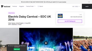 Electric Daisy Carnival – EDC UK 2016 - Festicket
