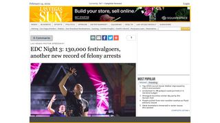 EDC Night 3: 130,000 festivalgoers, another new record of felony ...