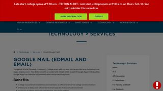 Edmonds Community College: Email (Google Mail)