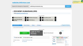 edchemy.kumarans.org at Website Informer. Visit Edchemy Kumarans.